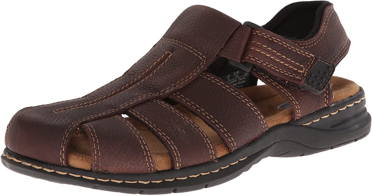 Dr. Scholl's Shoes mens Gaston sandals, Brown, Size 7 US