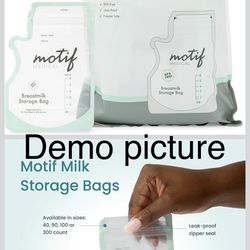 Motif Medical Breastmilk Storage Bags (100 Counts)