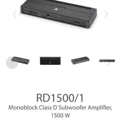 JL AUDIO Monoblock Amplifier RD1500/1