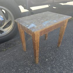 Small Handmade Rustic Wooden Bench