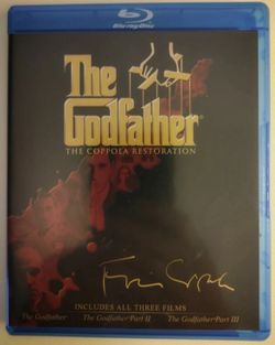 “The Godfather” Collection: The Cappolla Restoration On Blu Ray DVD.