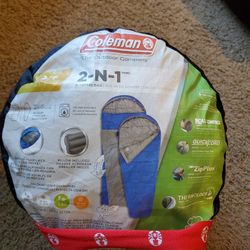 Coleman 2 N 1 Sleeping Bag 