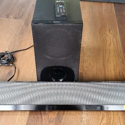 sony sound bar and subwoofer