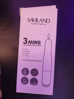 SAVILAND Portable Electric Nail Drill SA0363 04 OPEN BOX