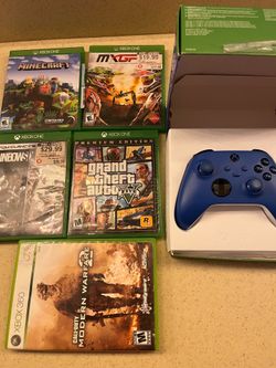 Xbox remote and games