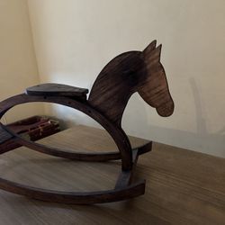 Wood Rocking Horse