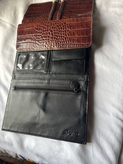 Brighton Leather Wallet Clutch Organizer