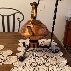 VINTAGE COPPER TEA POT