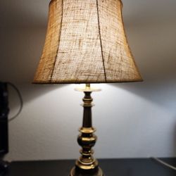 Large Antique Brass Lamp 