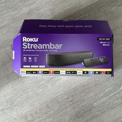Roku Streamer With Soundbar