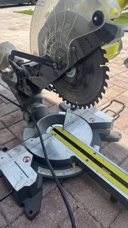 RYOBI 10” Sliding Compound Miter Saw with Laser Guide