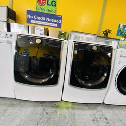 LG Jumbo Washer And Dryer 11$ Down Payment 