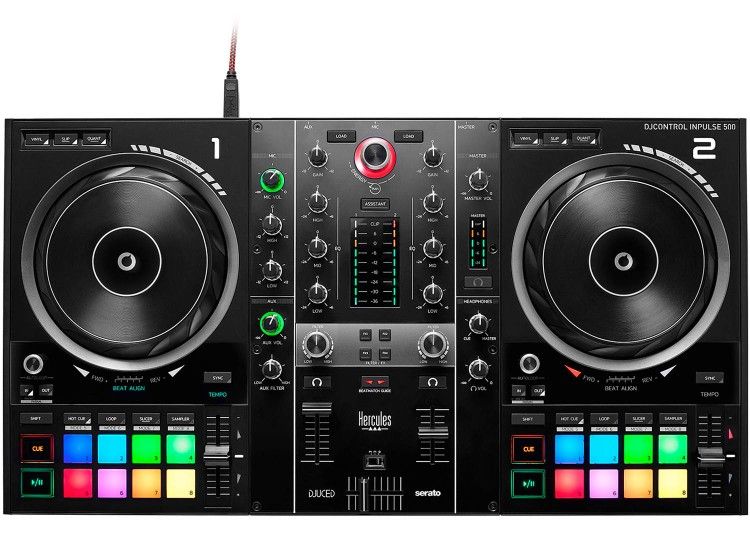 Hercules DJControl Inpulse 500 2 channel DJ Controller