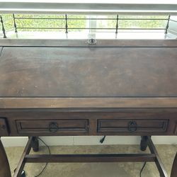 Solid wood secretary’s desk