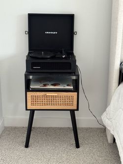 Boho Rattan Nightstand (2)