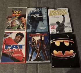 Movies For Sale. 6 for 30. Msg For Individual Movies.