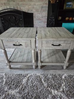 Ashley Furniture Side Tables- Set of 2