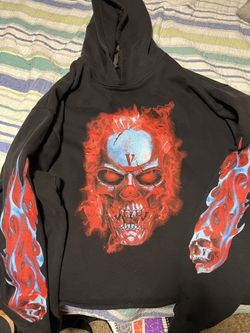 Vlone Red Skully Hoodie