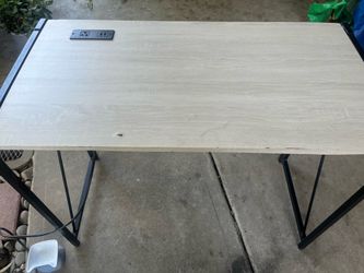 Desk 2 charging portals also fold up 39 long 20 wide