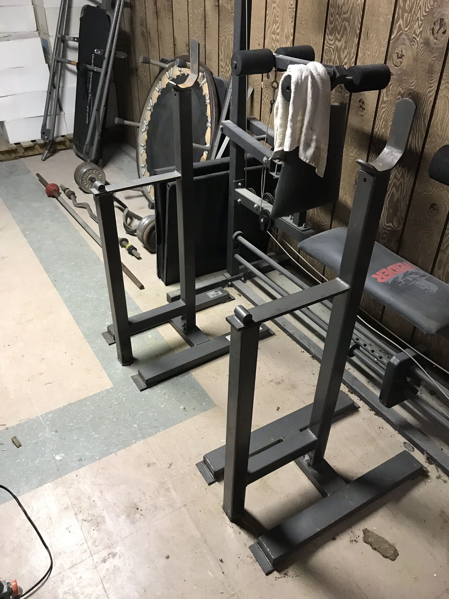 Steel Barbell Rack - 2 Piece