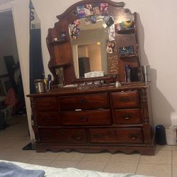 Dresser And Mirror
