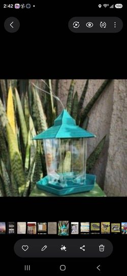 Bird feeder, holds 2 lbs