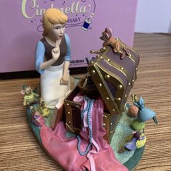 Rare - Disney Store 45th Anniversary Cinderella Musical Figurine Original Box