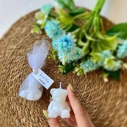 Babyshower,Gender Reveal Or Any Event Candle Teddy Bears