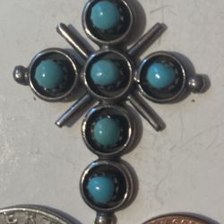 Vintage Sterling Silver 925 Cross Crucifix Nice Design