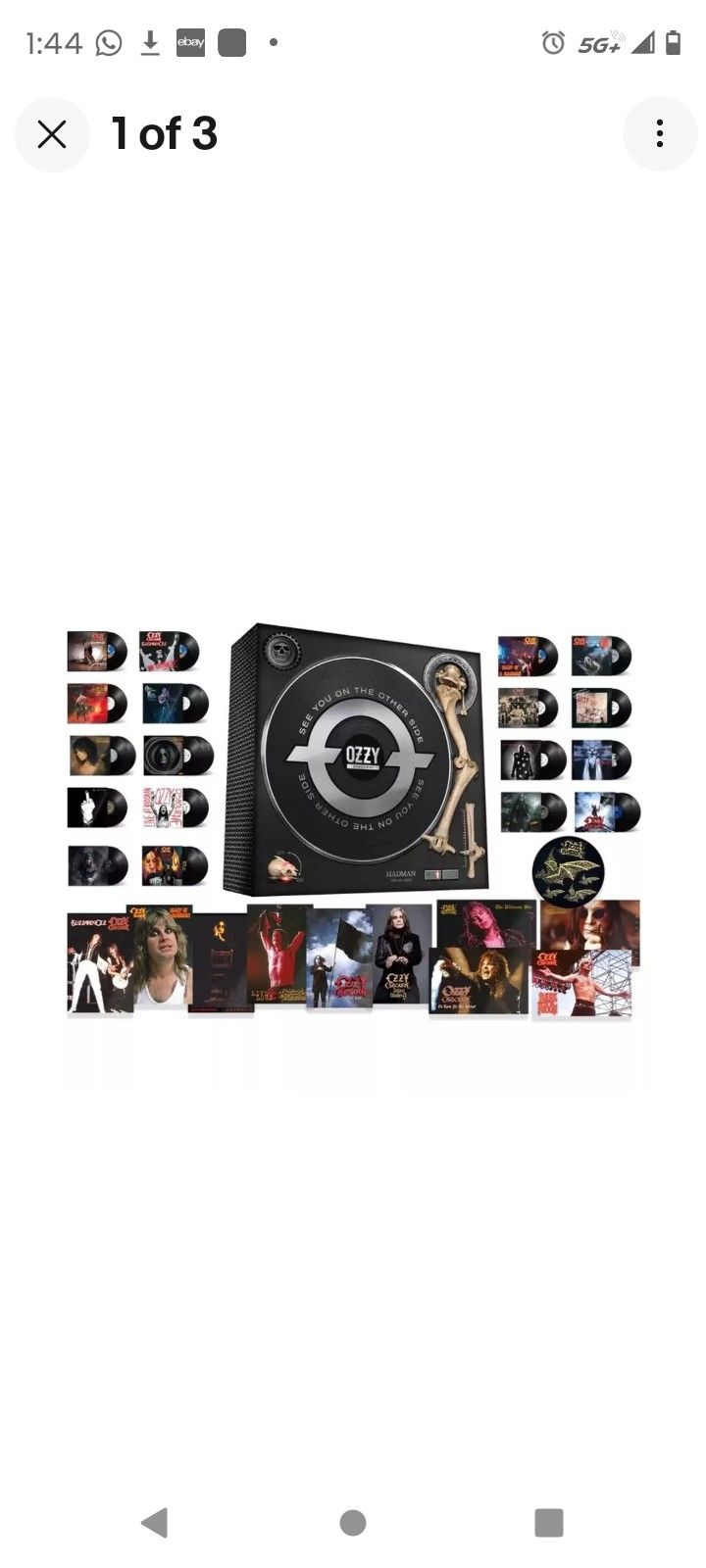 Ozzy Osbourne See You On The Other Side V2.0 Signed Boxset 