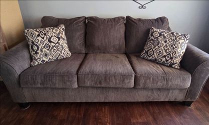 Large Grey sofa 7ft long
