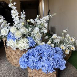 Set Of 3 Artificial Floral Arrangements