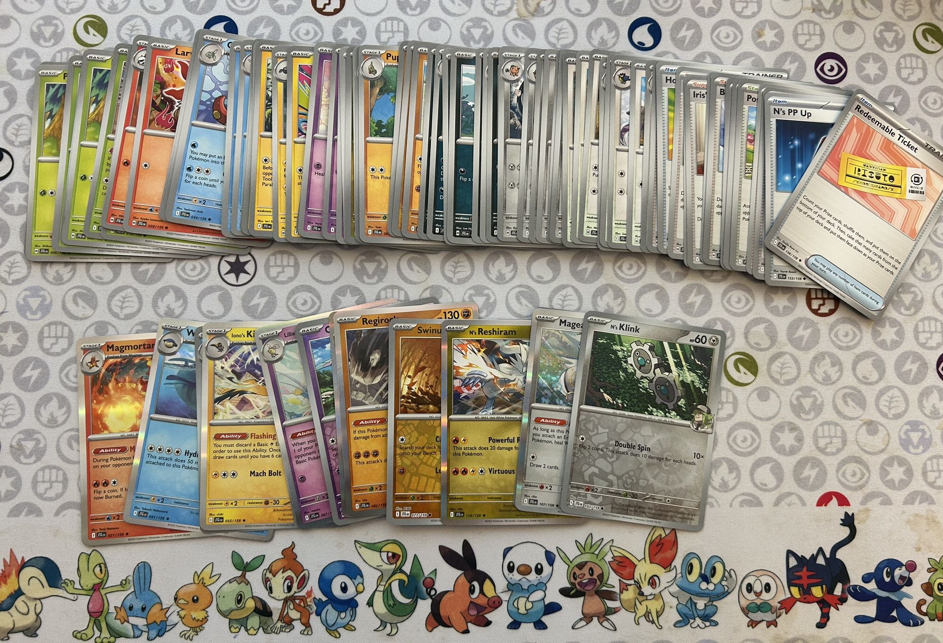 Pokémon Journey Together - Lot of 94 Cards, No Duplicates