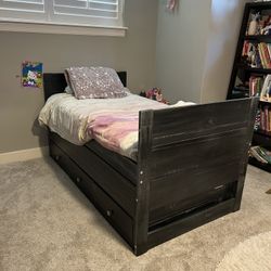 Twin Size Bed With Trundle Pull Out 