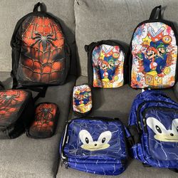 New Boys, Three-Piece Backpacks