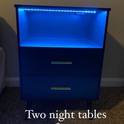 Night Stand With Led Lights