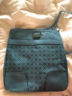 Rosette turquoise purse used once 25 obo