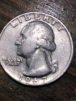 VERY RARE 1967 no mint Double Die