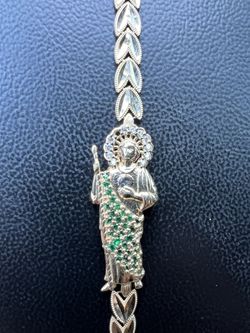 San Juditas Esclava  14K Oro / St. Jude Bracelet 14K Gold