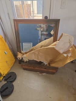 Pristine Solid Wood Mirror