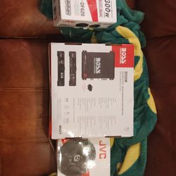 Car speakers and amp brand new