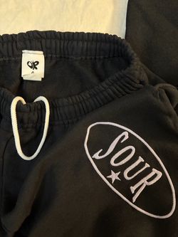 Olivia Rodrigo Sour Black Sweatpants