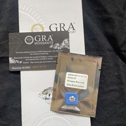 NEW Sealed W/Cert Moissanite Gem