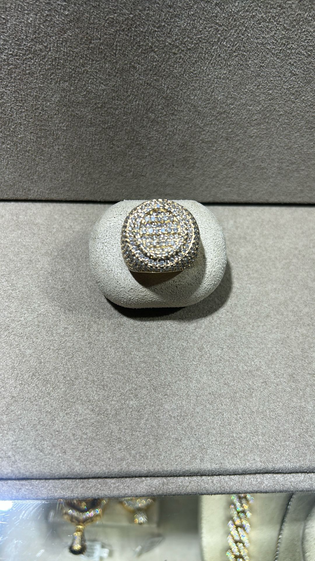 Mens Gold Diamond Ring