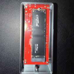 Crucial P3 Plus 2TB NVME 4.0 SSD Never Used. 