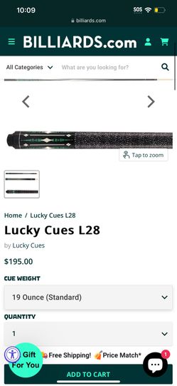 Lucky Cues l28 Pool Stick
