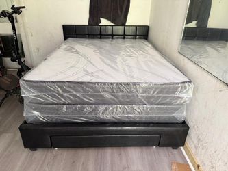 NEW MATTRESS QUEEN SIZE WITH BOX SPRING