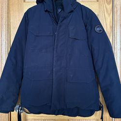 Canada Goose - Maitland Parka - Black Label on Navy - Large