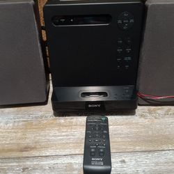 Sony CD Player And Am-Fm Receiver