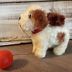 Vintage Toy Wind Up Dog Made In Japan 